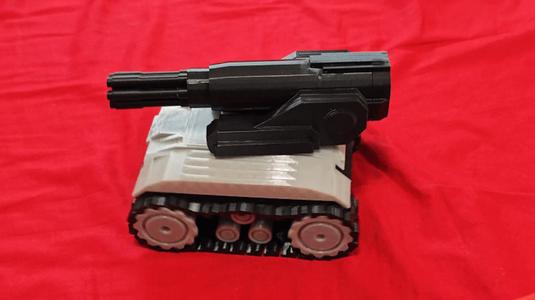 Assembled Remote Control Tracked Battle Tank (Completely Snap-Fit, No Screws, No Welding)