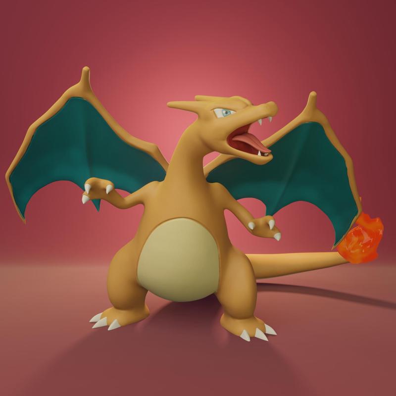 Pokemon - Charizard with 2 different poses