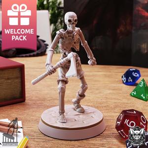 Skeleton Clothed- B