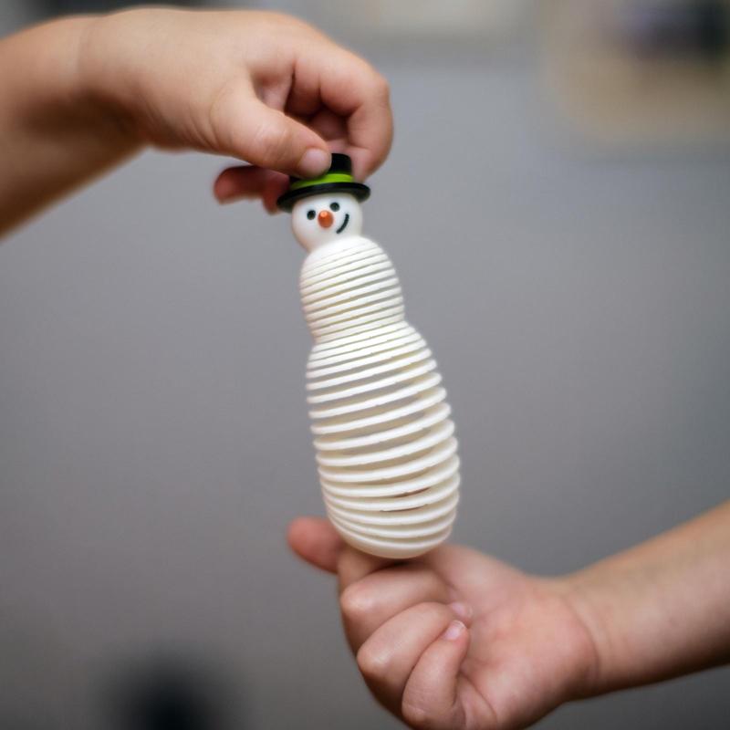Slinky snowman