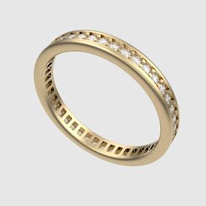 Stunning Eternity Band Ring 3D print