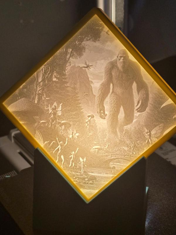 Lithophane lamp for Ikea Kapplake LED lights