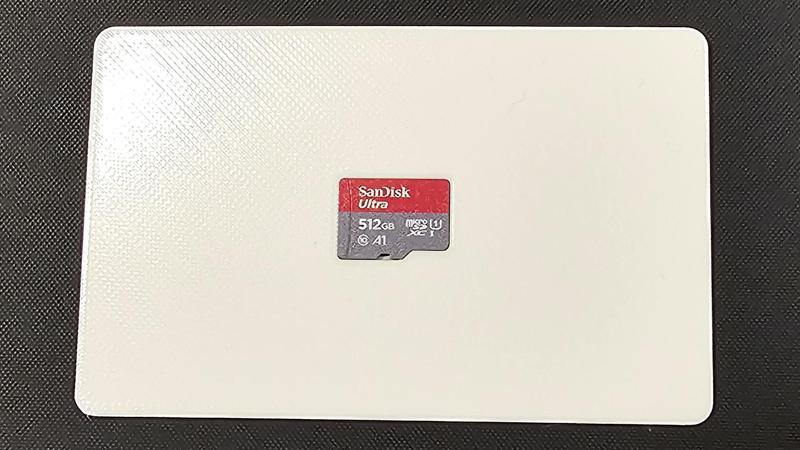 Micro SD card wallet card