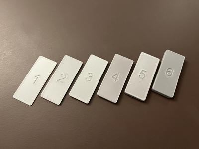 Unterlegplatten 1-6 mm