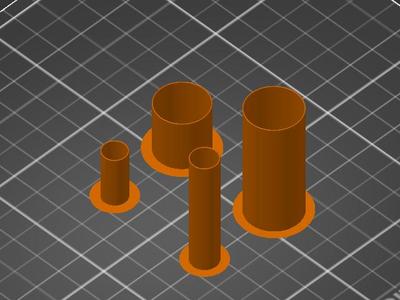 Cable pass through (e.g. for IKEA Lack table)