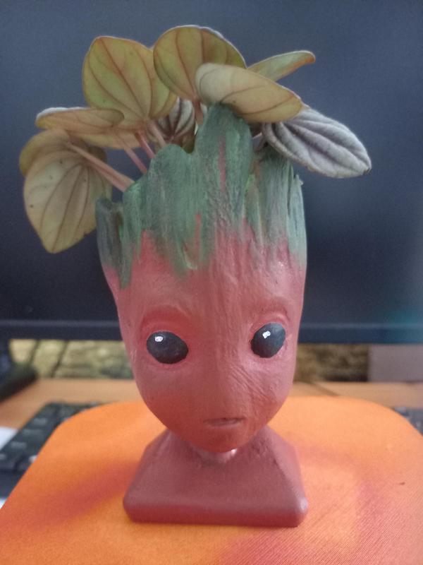 Baby Groot head planter, Hlava baby Groot, květináč