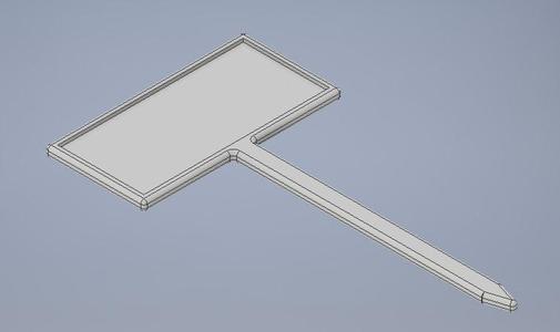 Tabliczka opisowa do ogródka