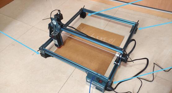 Sculpfun S9 upgrade Mounting feet.
