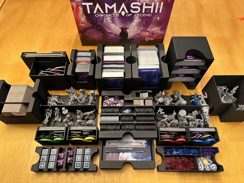Tamashii: Chronicle of Ascend + expansions insert (Gamefound Box)