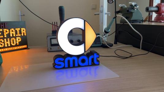 Smart (car) WLED logo