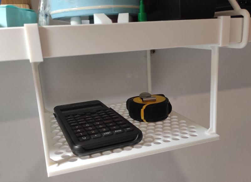 Additional Mini Shelf Under IKEA Bergshult Shelf