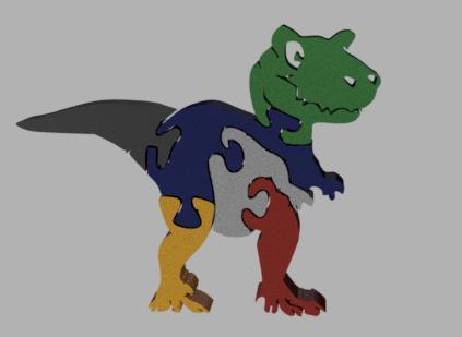 Puzzle Dino Zoo de ensueño