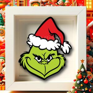 The Grinch who Stole Christmas Wall Art Ornament Grinch Decor Fan Art