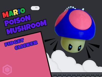 Mario Poison Mushroom Fidget Clicker