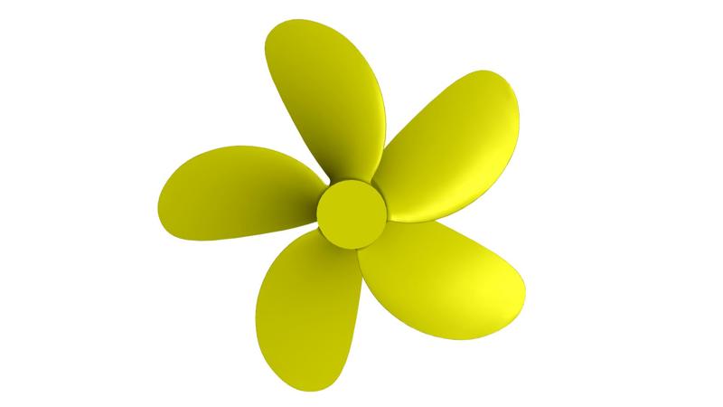 5 Blade Boat Propeller
