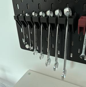 ring wrench holder Ikea Skadis T-Nuts