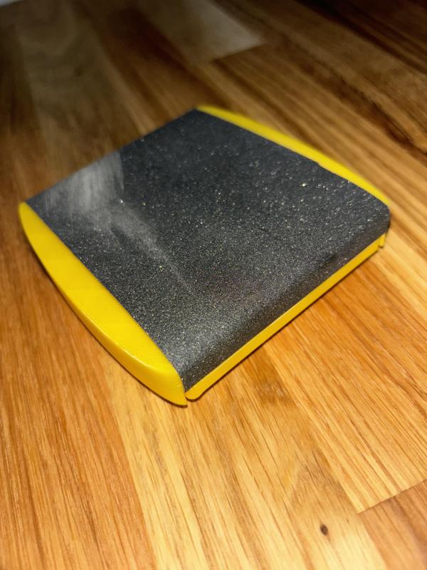 Holder for sandpaper