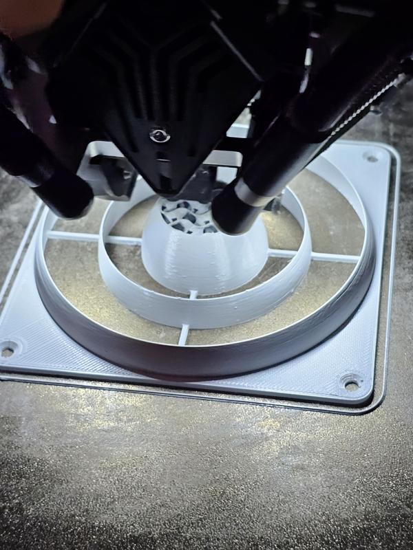 120mm fan cover - Jet fan cover