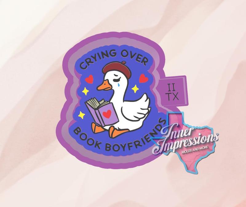 Crying Over Book boyfriends Goose Freshie Mold
