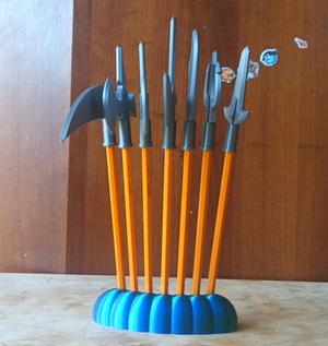 Pencil Polearms Display Stand