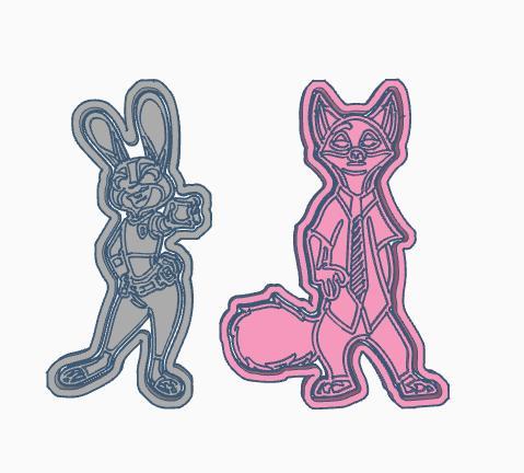 Zootopia cookie cutter pack