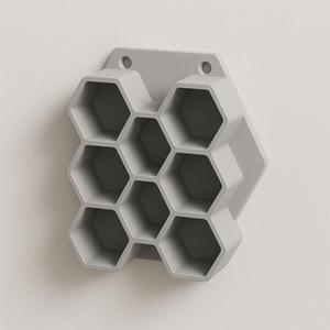 Honeycomb Wall-Mount Cable Organizer