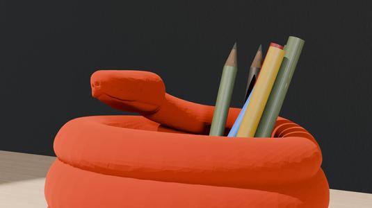 Python the pencil protector