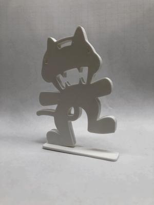 Monster Cat Desk Statue