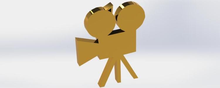 ANTIQUE CAMERA PENDANT