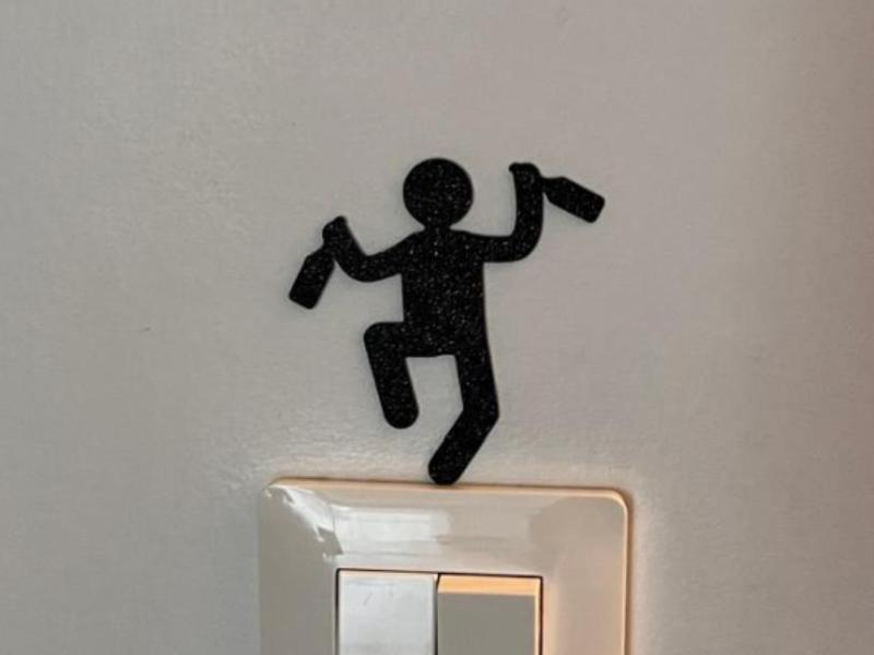 Man Dance with a bottle