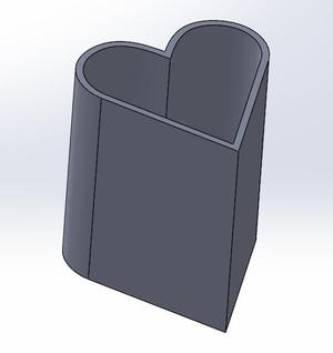 HEART BASEBALL HOLDER