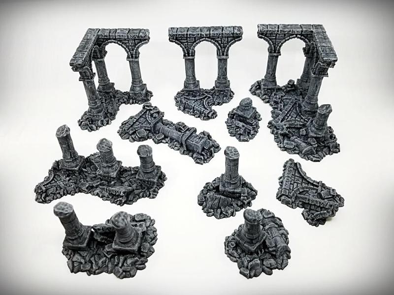 Ruined Columns Deluxe Bundle