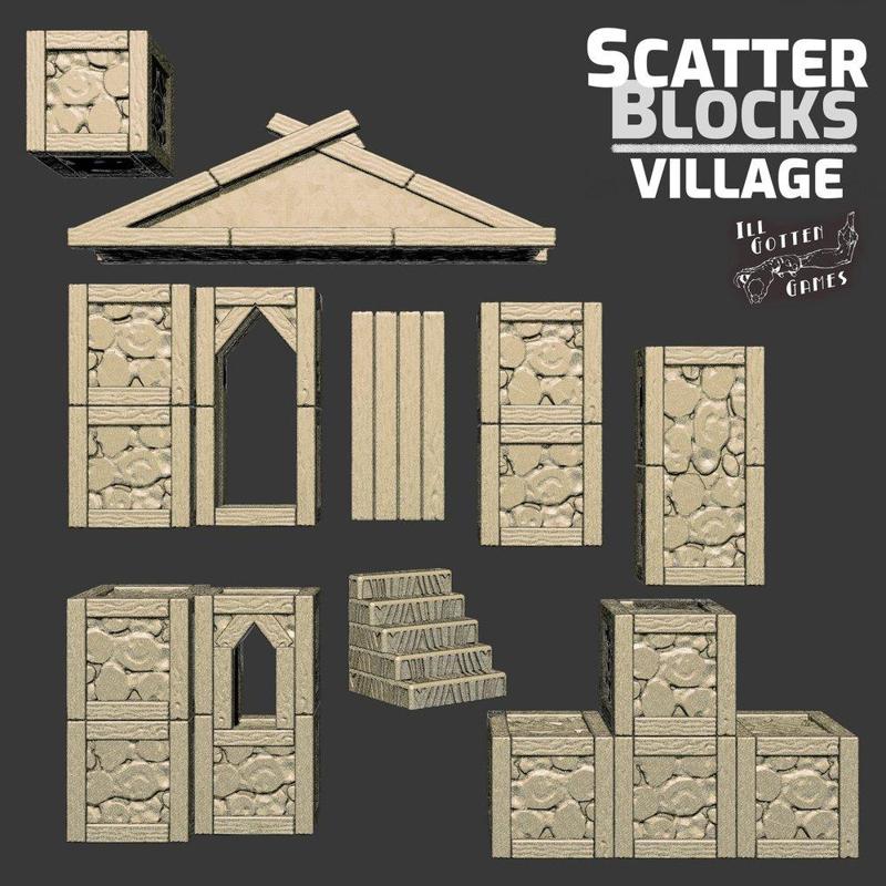 ScatterBlocks: Village