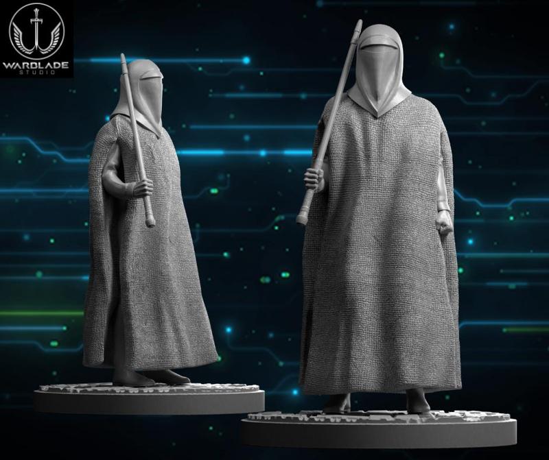 star wars shatterpoint emperor guard presupported included