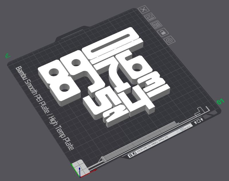 Blocs de chiffres