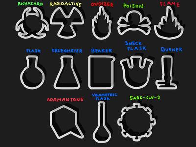 Chemical cookie cutters