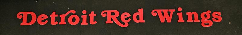 Detroit Red Wings Text
