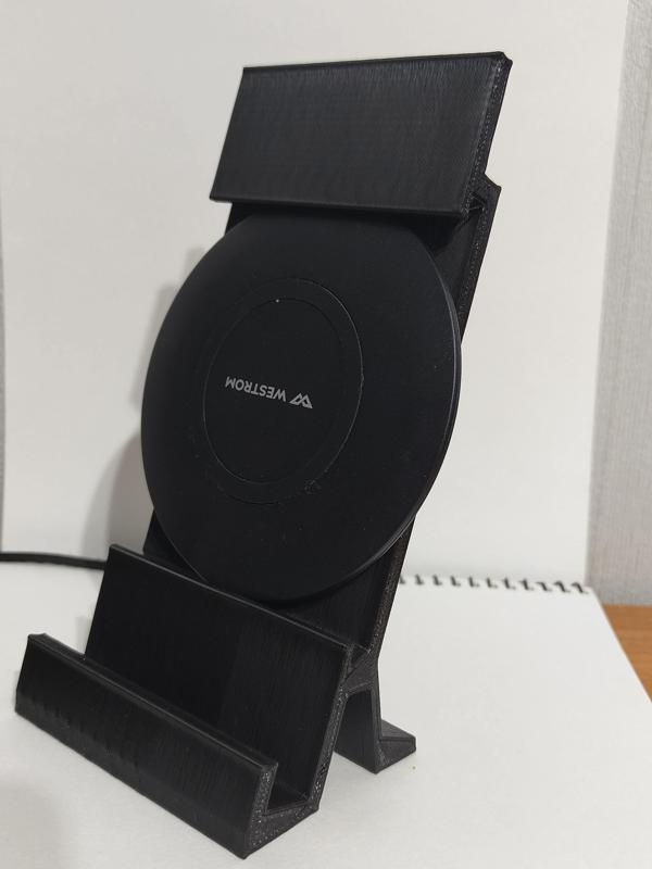 Phonestand with wirles charger