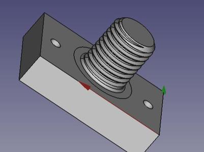 1"x 8tpi chuck Wall mount 