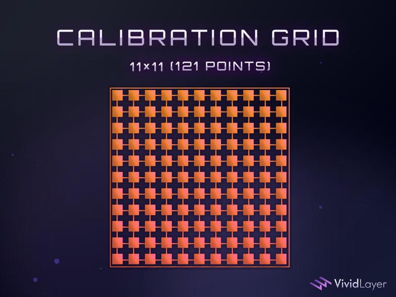 Full Bed Calibration Grid
