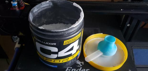 Water Bottle Funnel for C4 Sport Pre workout