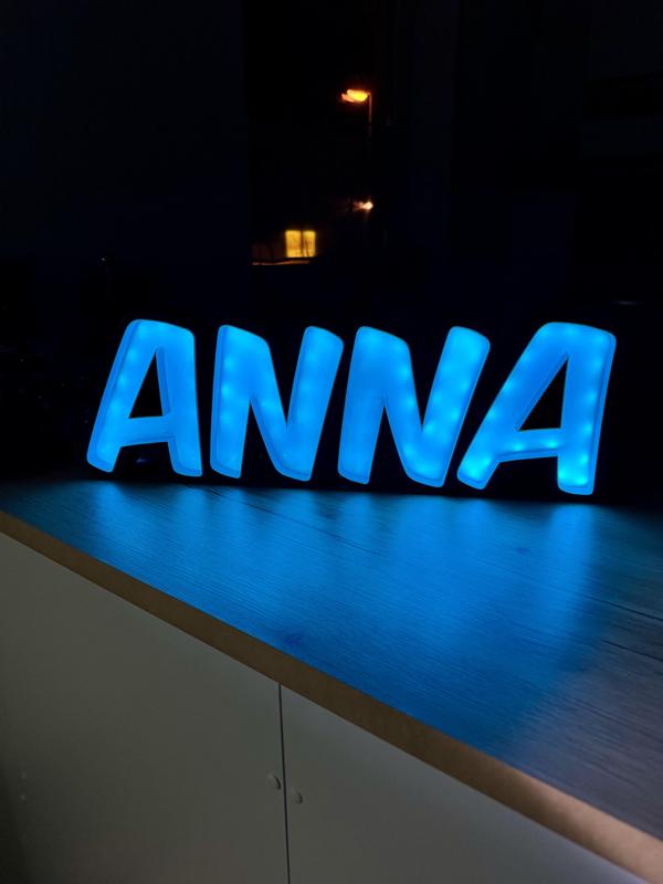 ANNA LED Namensschild