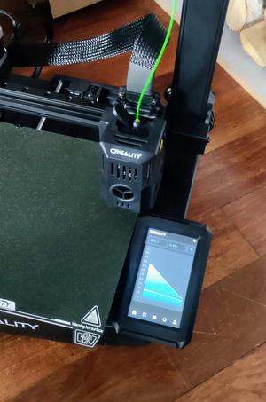 Ender 3 V3 KE Screen Reposition Holder. No Support, No Brim. Less Footprint.