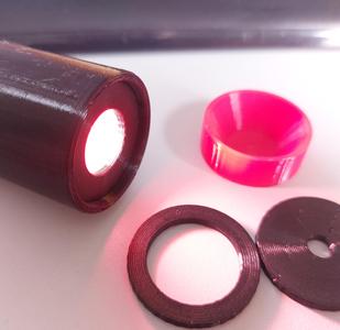 Night flying flashlight-filter