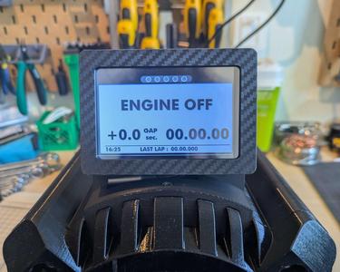 FFBeast Raspberry Pi simracing dash (Elephoont / fanatec CC DD)