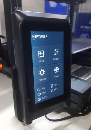 Right/left swiveling Magnetic Screen Holder for Neptune 3 Neptune 4 printers