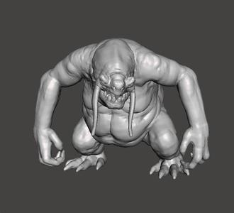 BRUTE JOTAZ MINIATURE MODEL FOR SCIFI OR FANTASY GAMES LEGION