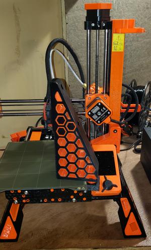 Honey comb inserts foradjustable xz mini prusa leg stabilizer
