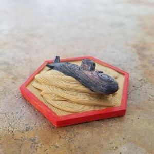 Beached Submarine Wasteland Tile (Compatible With Pocket Tactics)