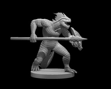 Lizardfolk w Spear n Shield